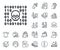 Binary code line icon. Cyber attack sign. Cash money, loan and mortgage. Vector