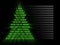 Binary code xmas tree