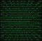 Binary code zero one matrix green background beautiful banner wa