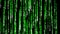 Binary rain, streams of green numbers, 4K abstract background, matrix effect