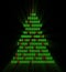 Binary xmas tree