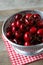 Bing cherry fruits, american sweet cherry