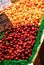 Bing and Ranier Cherries in a Market