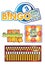 Bingo,abacus logo game vector