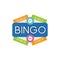 Bingo emblem for lottery banner, poster, flyer, card