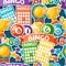 Bingo or lottery game seamless pattern with balls