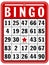 Bingo Score Card