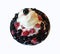 Bingsu/Bingsoo- Korean shaved ice dessert flavored, Topped with whipped ice cream, blueberry, raspberry and red currant fruits
