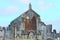 Binham priory church cartoon effect