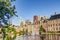 Binnenhof and skyline in The Hague