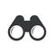 Binocular field glasses flat icon