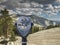 Binocular viewer at Olmsted Point, Yosemite National Park,