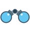 Binoculars Color Icon isolated and Vector that can be easily modified or edit