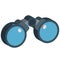 Binoculars Color Icon isolated and Vector that can be easily modified or edit