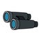 binoculars optical accessory isolated icon