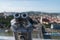 Binoculars placed at a viewpoint in Bratislava