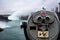 Binoculars pointing at Niagara falls