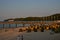 Binz, Germany - July 22, 2021 - view of the Binz pier in the summer evening