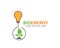 Bio energy Logo. with Light bulb icon