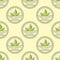 Bio farm organic eco healthy food seamless pattern vintage vegan