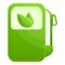 Bio fuel stand icon, cartoon style