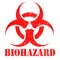 Bio hazard stamp illustration