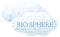 Bio Sphere word cloud.