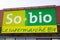 So Bio supermarket grocery shop so-bio store logo sign and text brand commercial