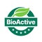 BioActive product formula recipe vector icon logo badge