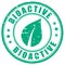 Bioactive rubber stamp