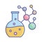 Biochemical fill vector icon which can easily modify or edit