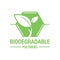 Biodegradable polymers icon