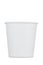 Biodegradable white paper Cup for drinks, isolated on a white background.