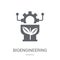 bioengineering icon. Trendy bioengineering logo concept on white