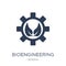 bioengineering icon. Trendy flat vector bioengineering icon on w