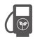 Biofuel service station vector icon