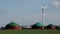 Biogas plant and Wind turbine