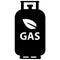 Biogas tank icon on white background. biogas sign. gas production and storage symbol. flat style