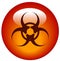 Biohazard button or icon