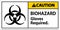Biohazard Caution Label Biohazard Gloves Required