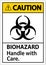 Biohazard Caution Label Biohazard, Handle With Care