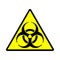 Biohazard caution sign