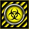 Biohazard, danger sign warning