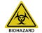 Biohazard dangerous sign
