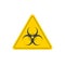 Biohazard icon on white background. Vector EPS10