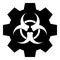 Biohazard Industry - Raster Icon Illustration