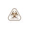 Biohazard Logo. Alert Sign.