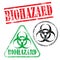 Biohazard Rubber Stamps