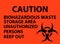 Biohazardous Waste Storage Area Poster