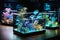 Bioluminescent Desk Organizers Living Organizational Aids